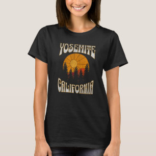 T-shirt Yosemite California Nature Randonnée En Plein Air