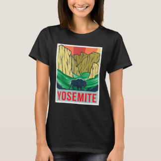 T-shirt Yosemite Californie Souvenir Parc National Randonn