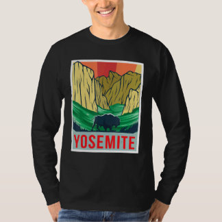 T-shirt Yosemite Californie Souvenir Parc National Randonn