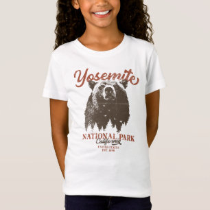 T-Shirt Yosemite Grizzly Bear California National Park