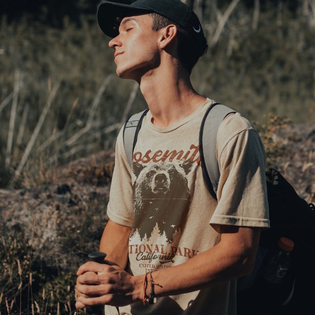 T-shirt Yosemite Grizzly Bear California National Park (Créateur téléchargé)