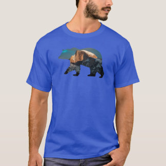 T-shirt Yosemite Half Dome Bear Oversized