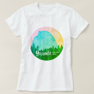 T-shirt Yosemite National Park Half Dome texturé