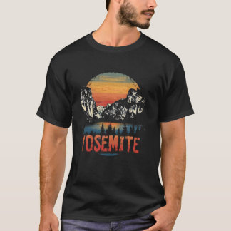T-shirt Yosemite - Parc national des États-Unis Hommes Vin