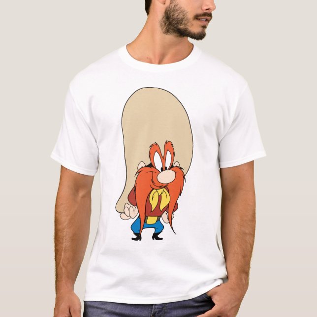 T-shirt Yosemite Sam mains sur les hanches (Devant)