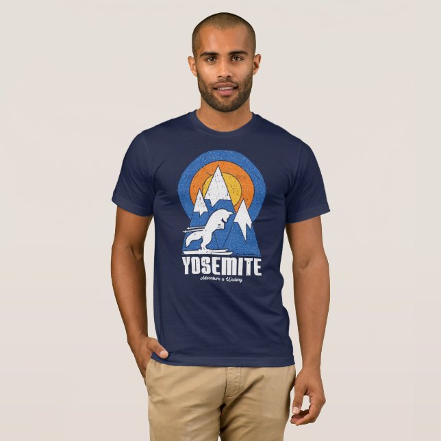 T-shirt Yosemite Ski White Fox (Devant entier)