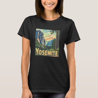 T-shirt Yosemite - US National Park Vintage Men Women Kids