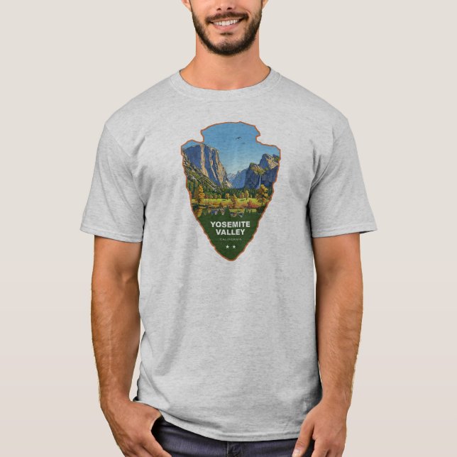 T-shirt Yosemite Valley Parc national de Yosemite Arrowhea (Devant)