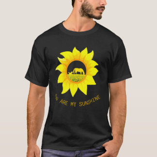 T-shirt You Are My Sunshine Horse Sunflower Horses