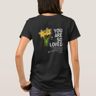 T-shirt You Are So Loved Floral Christian