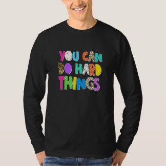 T-shirt You Can Do Hard Things Inspiration Motivation Posi