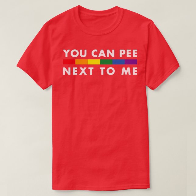 T-shirt You Can Pee (Design devant)