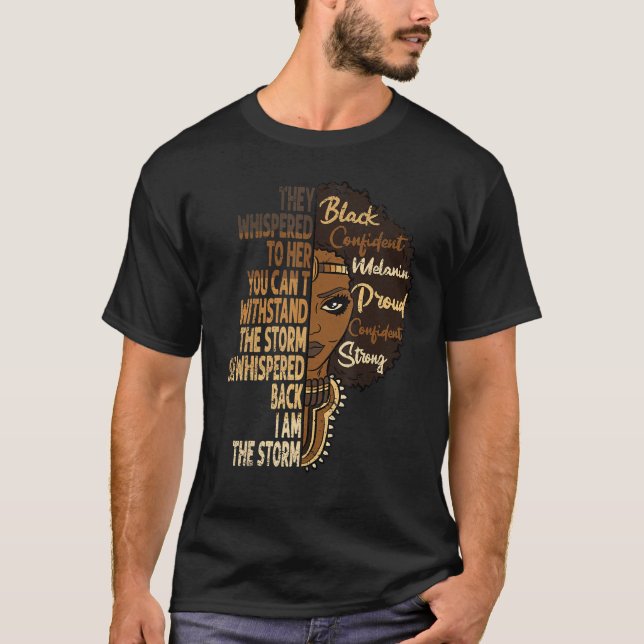 T-shirt You Cannot Withstand The Storm Black History Month (Devant)
