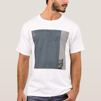 T-shirt ”You can't hide anything from a cat” T-shirts