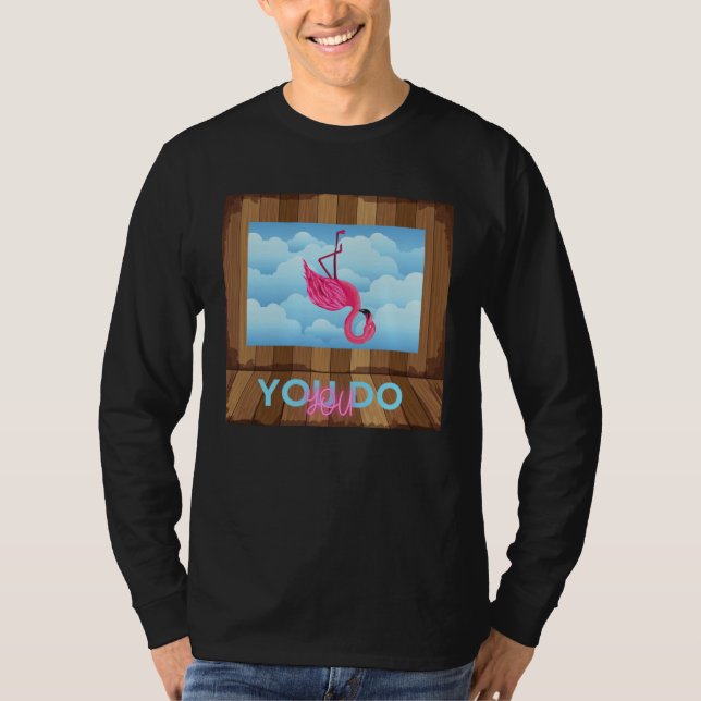 T-shirt You do You Upside Down Flamingo (Devant)