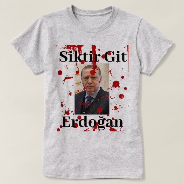 T-shirt You Erdoğan (turc) (Design devant)