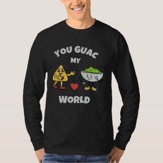 T-shirt You Guac My World Valentines Day Avocado Pun Love 