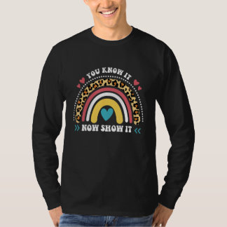 T-shirt You Know It Now Show It Groovy Test Day Teacher Te
