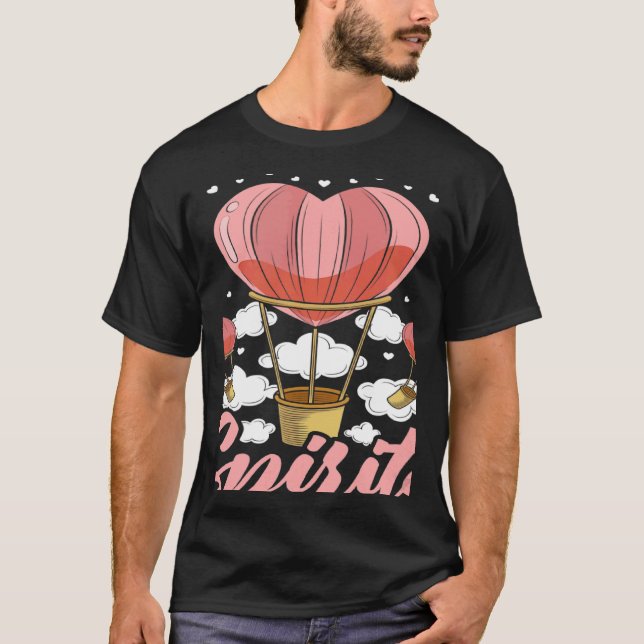 T-shirt You Lift My Spirits Aeronaut Balloonist Hot Air Ba (Devant)