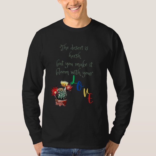 T-shirt You Make Me Bloom Expresses Your Gratitude for You (Devant)