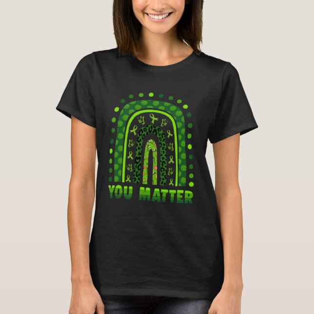 T-shirt You Matter Mental Health Awareness Month For Women (Devant)