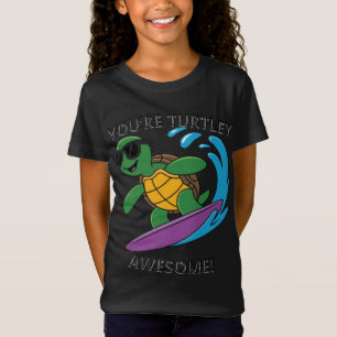 T-Shirt **You’re Turtley Awesome! – Funny Surfing Turtle