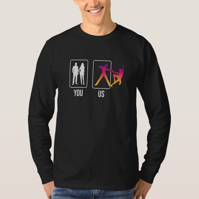 T-shirt You Us  Ballroom Dancer Dancing Pair Couple Swing  (Devant)