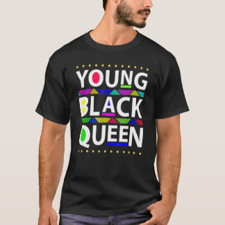 T-shirt Young Black Queen Black History Month Girls Kids
