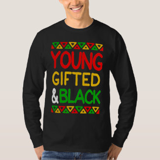 T-shirt Young ed And Black African American Men Women Boy 