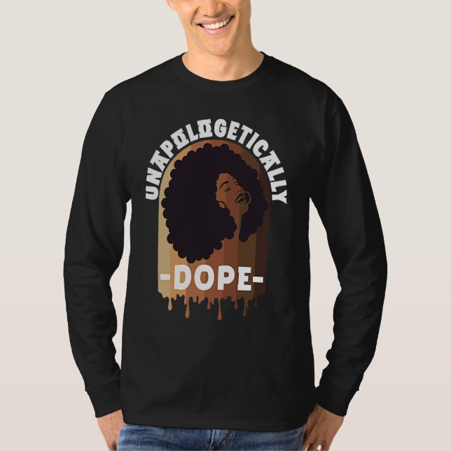 T-shirt Young ed and black Black History History Black You (Devant)