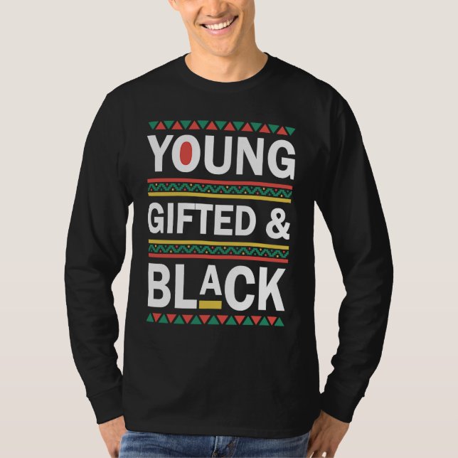 T-shirt Young ed And Black  Black History Month 2023 (Devant)