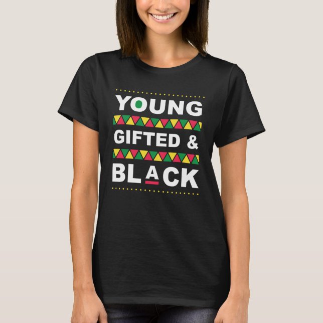 T-shirt Young ed and Black Black History Month African Ame (Devant)