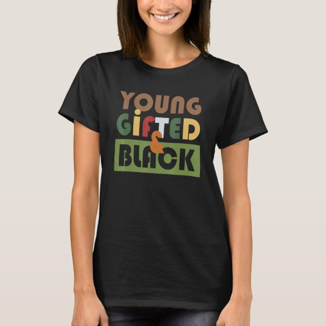 T-shirt Young Ed Black African American Black History Prid (Devant)