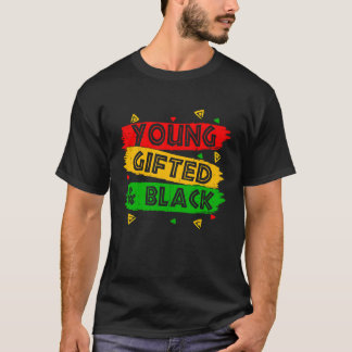T-shirt Young ed Black  Black Girl Magic and Black History