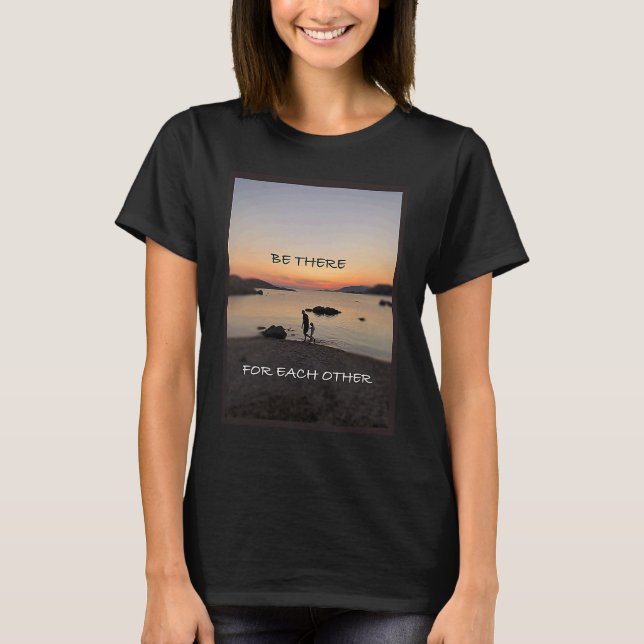 T-shirt Young Gemini Be there Sunset Photo Men Women Youth (Devant)
