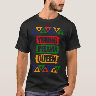 T-shirt Young Melanin Queen
