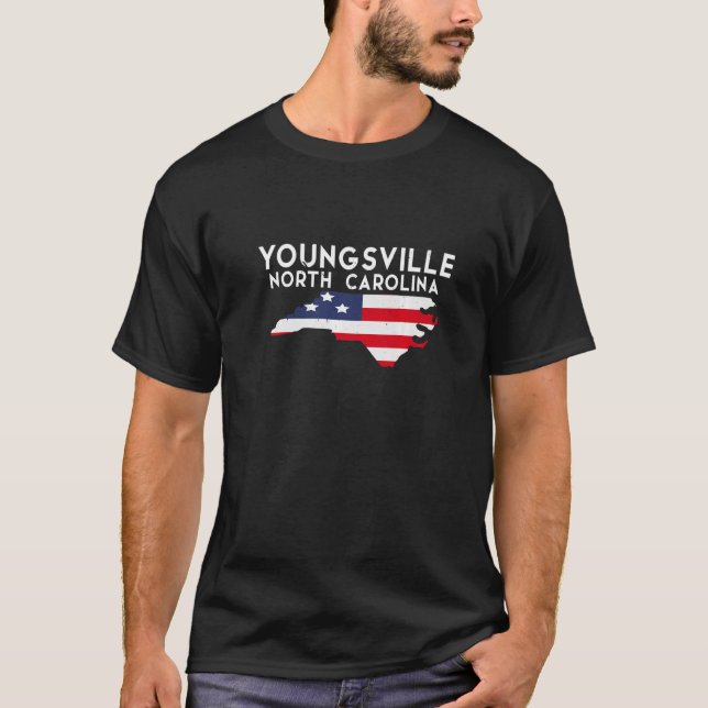 T-shirt Youngsville Caroline du Nord États-Unis État Améri (Devant)
