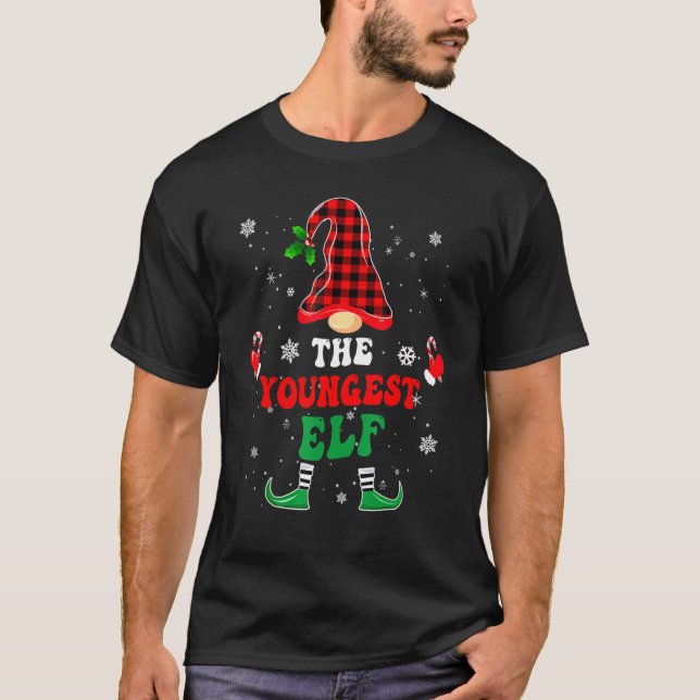 T-shirt Younst Elf Shirts Matching Group Christmas Pajam (Devant)