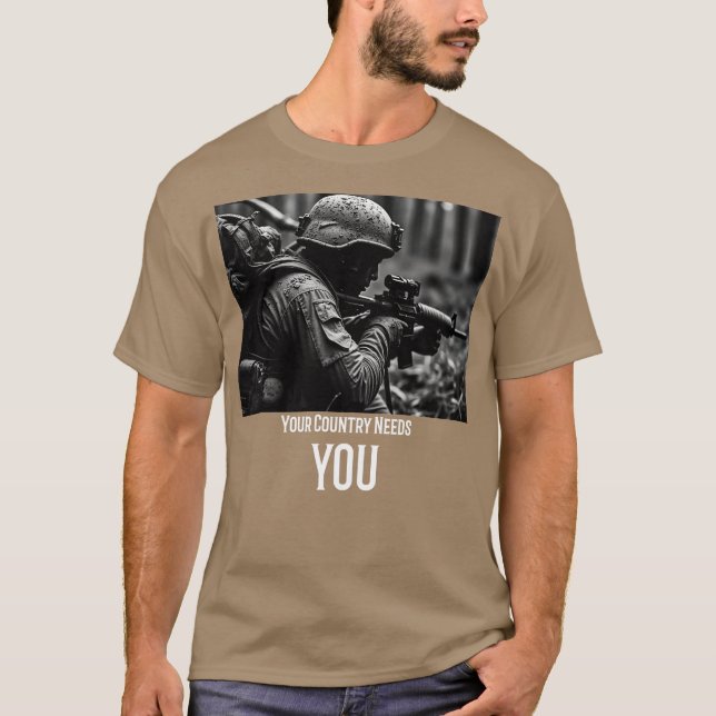 T-shirt Your Country Needs You (Devant)