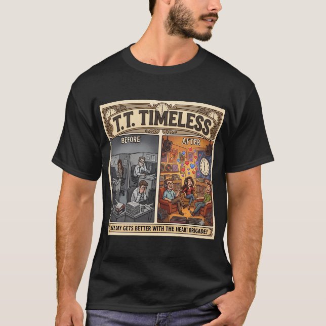 T-shirt 'Your Day Gets Better' (Devant)