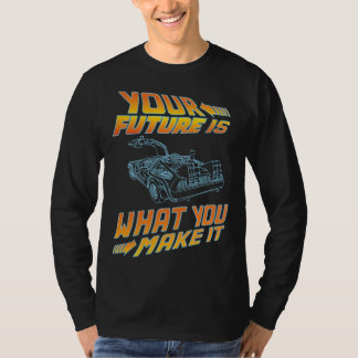 T-shirt Your Future Is What You Make It Retro Vintage Car
