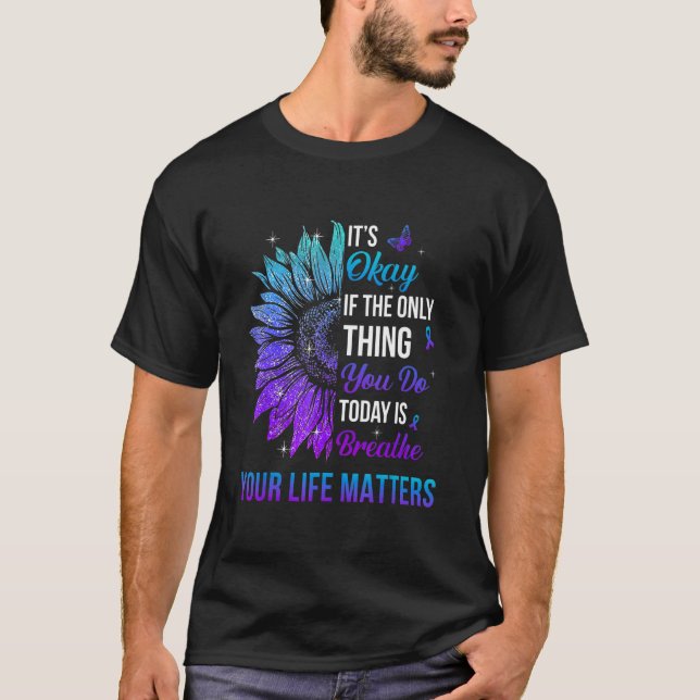 T-shirt Your Life Matters Suicide Prevention Awareness Men (Devant)