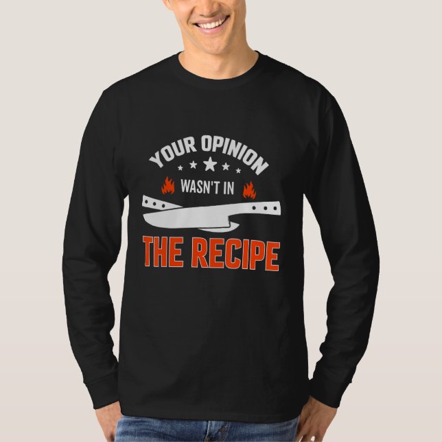 T-shirt Your Opinion Wasn't In The Recipe Korean Potato Ho (Devant)