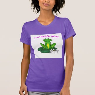 T-shirt Your Pad or Mine Women's Purple