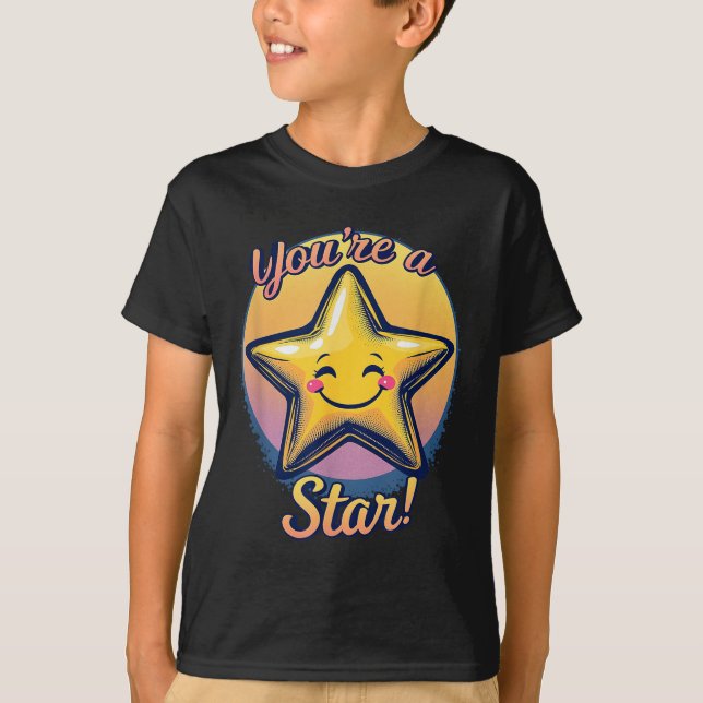 T-shirt You're A Star Compliment Day Motivational Design  (Devant)
