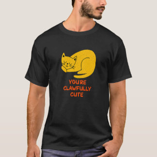 T-shirt You're Clawfully Cute Cat  Couples Kitten