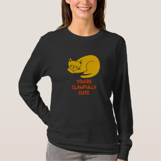 T-shirt You're Clawfully Cute Cat  Couples Kitten