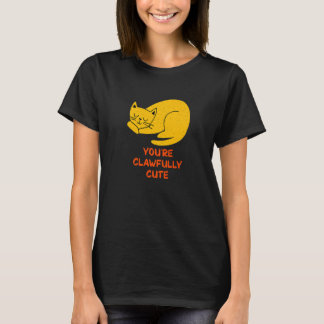 T-shirt You're Clawfully Cute Cat  Couples Kitten