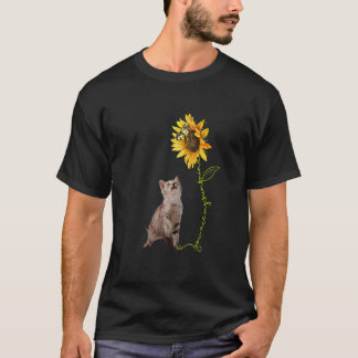 T-shirt You're My Sunshine Butterfly Grey Baby Cat Reach S
