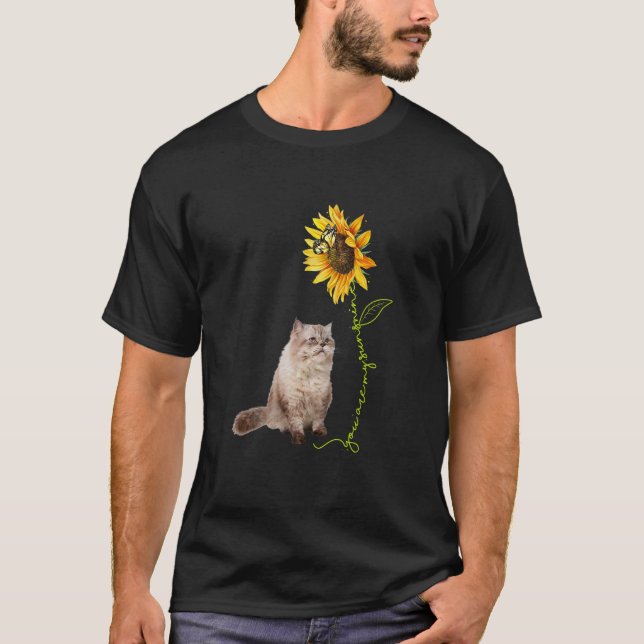 T-shirt You're My Sunshine Sunflower Butterfly Sleepy Chub (Devant)